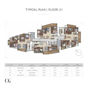 Project Image of 1902.92 - 3360.5 Sq.ft 3 BHK Apartment for buy in Purva Orient Grand