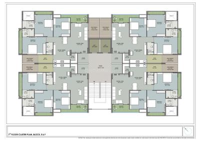 Project Image of 911.81 - 987.8 Sq.ft 3 BHK Apartment for buy in Saffron Flora