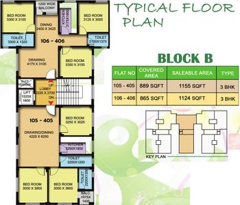 Project Image of 872.0 - 1306.0 Sq.ft 2 BHK Apartment for buy in Reality Greenview Residency