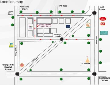 Project Image of 0.0 - 1810.0 Sq.ft 3 BHK Apartment for buy in Maharshee Gurukrupa