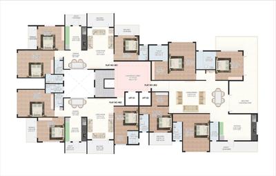 Project Image of 1716.0 - 1763.0 Sq.ft 3 BHK Apartment for buy in Raunak Residency