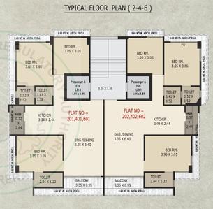 Project Image of 632.27 - 822.9 Sq.ft 2 BHK Apartment for buy in S B Blessings