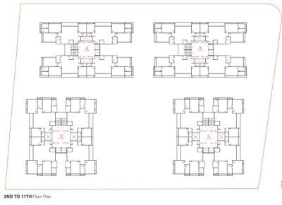 Project Image of 1333.33 - 1486.39 Sq.ft 3 BHK Apartment for buy in S B Satvan Harmony