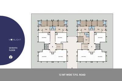 Project Image of 361.13 - 513.55 Sq.ft 1 BHK Apartment for buy in Ms Moonlight Residency
