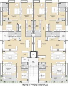 Project Image of 0.0 - 4400.0 Sq.ft 4 BHK Apartment for buy in Varniraj Monte 9