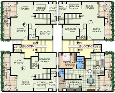 Project Image of 1650.0 - 1882.0 Sq.ft 3 BHK Apartment for buy in Hinduja El Jardin