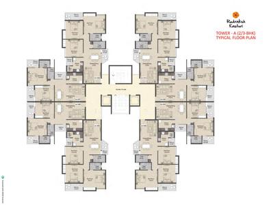 Project Image of 1850.0 - 1950.0 Sq.ft 3 BHK Apartment for buy in Rudraksh Kasturi