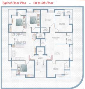 Project Image of 0.0 - 778.23 Sq.ft 3 BHK Apartment for buy in Somnath Siddhi Silver