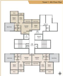 Project Image of 295.58 - 660.0 Sq.ft 1 BHK Apartment for buy in Bhumiraj Hills