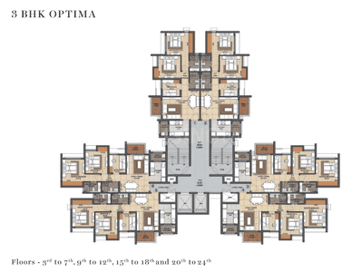 Project Image of 441.0 - 751.54 Sq.ft 1 BHK Apartment for buy in Lodha Foresta A B H And I
