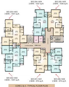 Project Image of 969.0 - 1457.0 Sq.ft 2 BHK Apartment for buy in Sidharth Crown