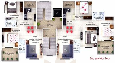 Project Image of 549.0 - 950.0 Sq.ft 2 BHK Penthouse for buy in Design Royal Residency