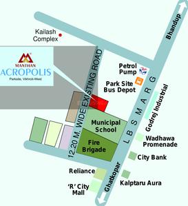 Manthan Acropolis Images for Location Plan of Manthan Acropolis 1