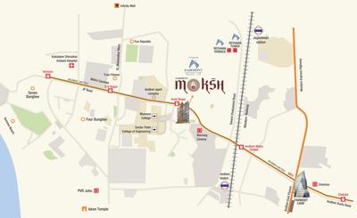 Project Image of 429.0 - 1039.0 Sq.ft 1 BHK Apartment for buy in Faime Moksh