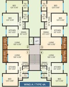 Project Image of 685.0 - 1265.0 Sq.ft 1 BHK Apartment for buy in Agarwal Vrindavan Township