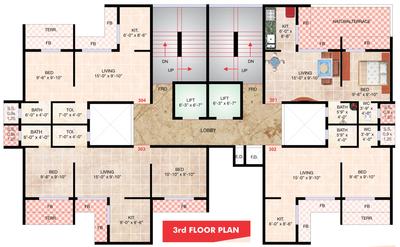 Project Image of 151.0 - 443.0 Sq.ft 1 BHK Apartment for buy in Shree Raj Uma Imperial