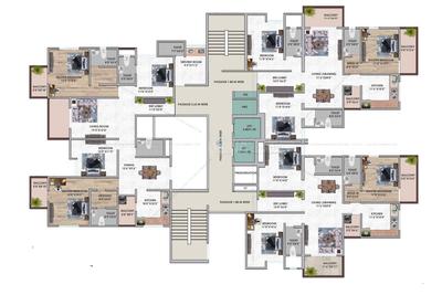 Project Image of 1241.0 - 1754.0 Sq.ft 3 BHK Apartment for buy in Winsome Hari Pearlz