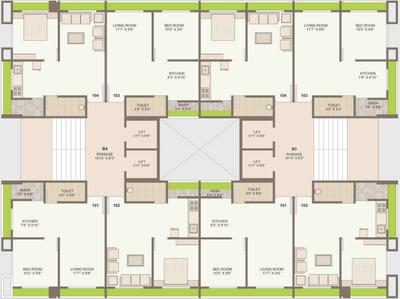 Project Image of 384.7 - 771.02 Sq.ft 1 BHK Apartment for buy in Savani Dream