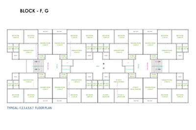 Project Image of 635.61 - 1301.03 Sq.ft 2 BHK Apartment for buy in Hm Shubh Heights