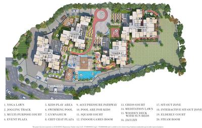 Project Image of 630.98 - 957.56 Sq.ft 2 BHK Apartment for buy in Pashmina Lake Riviera Wing D