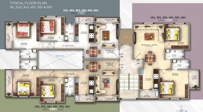 Project Image of 1007.0 - 1040.0 Sq.ft 2 BHK Apartment for buy in Shree Narayan Enclave