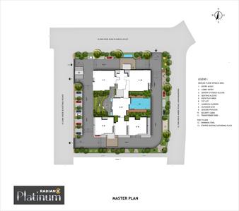 Project Image of 2167.0 - 2944.0 Sq.ft 3 BHK Apartment for buy in Radiance Platinum