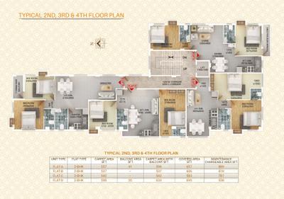 Project Image of 780.0 - 923.0 Sq.ft 2 BHK Apartment for buy in Abash Upahar