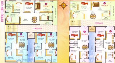 Project Image of 820.0 - 1500.0 Sq.ft 2 BHK Apartment for buy in Gayatri Jyothi and Manasa Enclave