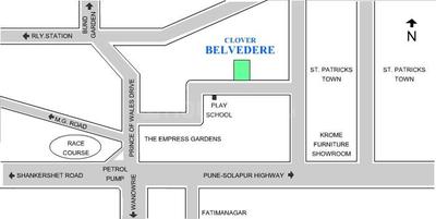 Project Image of 1500.0 - 3600.0 Sq.ft 2 BHK Apartment for buy in Clover Belvedere