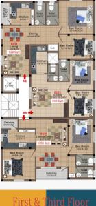 Project Image of 943.0 - 1716.0 Sq.ft 2 BHK Apartment for buy in Live Shiva Flats