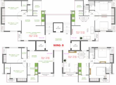 Project Image of 551.0 - 721.61 Sq.ft 2 BHK Apartment for buy in Sky Heights