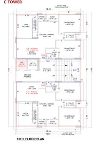 Project Image of 522.48 - 999.32 Sq.ft 2 BHK Apartment for buy in FG The Shloka