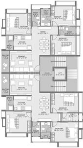 Project Image of 930.0 - 959.0 Sq.ft 3 BHK Apartment for buy in Shraddha Soch