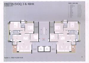 Project Image of 2430.0 - 4059.0 Sq.ft 3 BHK Apartment for buy in Enstin Evoq
