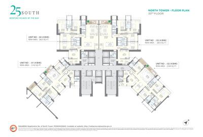 Project Image of 1721.0 - 3050.0 Sq.ft 3 BHK Apartment for buy in Hubtown Twenty Five South North Tower