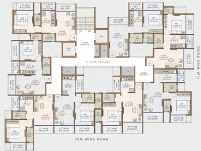Project Image of 305.21 - 322.48 Sq.ft 1 BHK Apartment for buy in Neelkanth Rudra