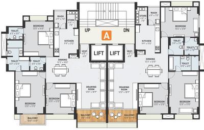 Project Image of 2655 Sq.ft 3 BHK Apartment / Flat for sale in Koteshwar for Rs. 12500000