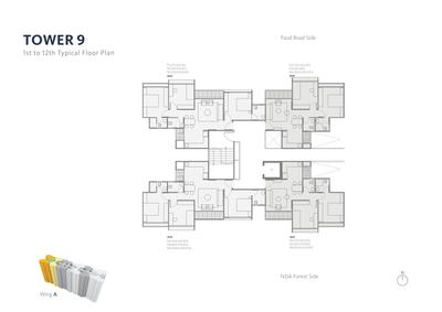 Project Image of 588.0 - 774.0 Sq.ft 1.5 BHK Apartment for buy in Enerrgia Skyi Manas Lake