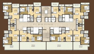 Project Image of 232.61 - 336.91 Sq.ft 1 BHK Apartment for buy in Akshar Elita