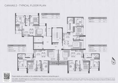 Project Image of 605.25 - 850.03 Sq.ft 2 BHK Apartment for buy in Shapoorji Pallonji The Canvas Residences