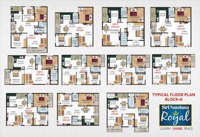 Project Image of 1000.0 - 1500.0 Sq.ft 2 BHK Apartment for buy in Sri Royal