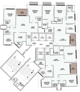 Project Image of 1491.0 - 2659.0 Sq.ft 2 BHK Apartment for buy in Adani Ten BKC
