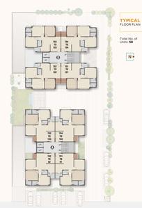 Project Image of 800.0 - 835.0 Sq.ft 3 BHK Apartment for buy in Aaryan Homes Phase 1