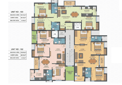 Project Image of 834.85 - 934.0 Sq.ft 2 BHK Apartment for buy in XS Real Magnus