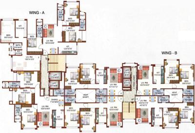 Project Image of 680.0 - 1110.0 Sq.ft 1 BHK Apartment for buy in KJ Takshashila Apartments