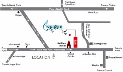 Project Image of 394.0 - 711.0 Sq.ft 1 BHK Apartment for buy in Lunkad Amrutdhara