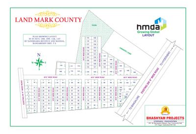 Project Image of 1503.0 - 3150.0 Sq.ft Residential Plot Plot for buy in Bhashyam Landmark County