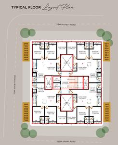 Project Image of 685.55 - 702.45 Sq.ft 3.5 BHK Apartment for buy in Khushboo Hiya Horizon