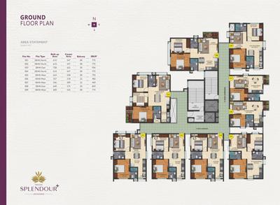 Project Image of 547.0 - 844.0 Sq.ft 2 BHK Apartment for buy in Triaxis Splendour Plus