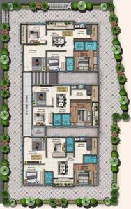 Project Image of 685.02 - 965.2 Sq.ft 2 BHK Apartment for buy in Sreenidhi Narayana